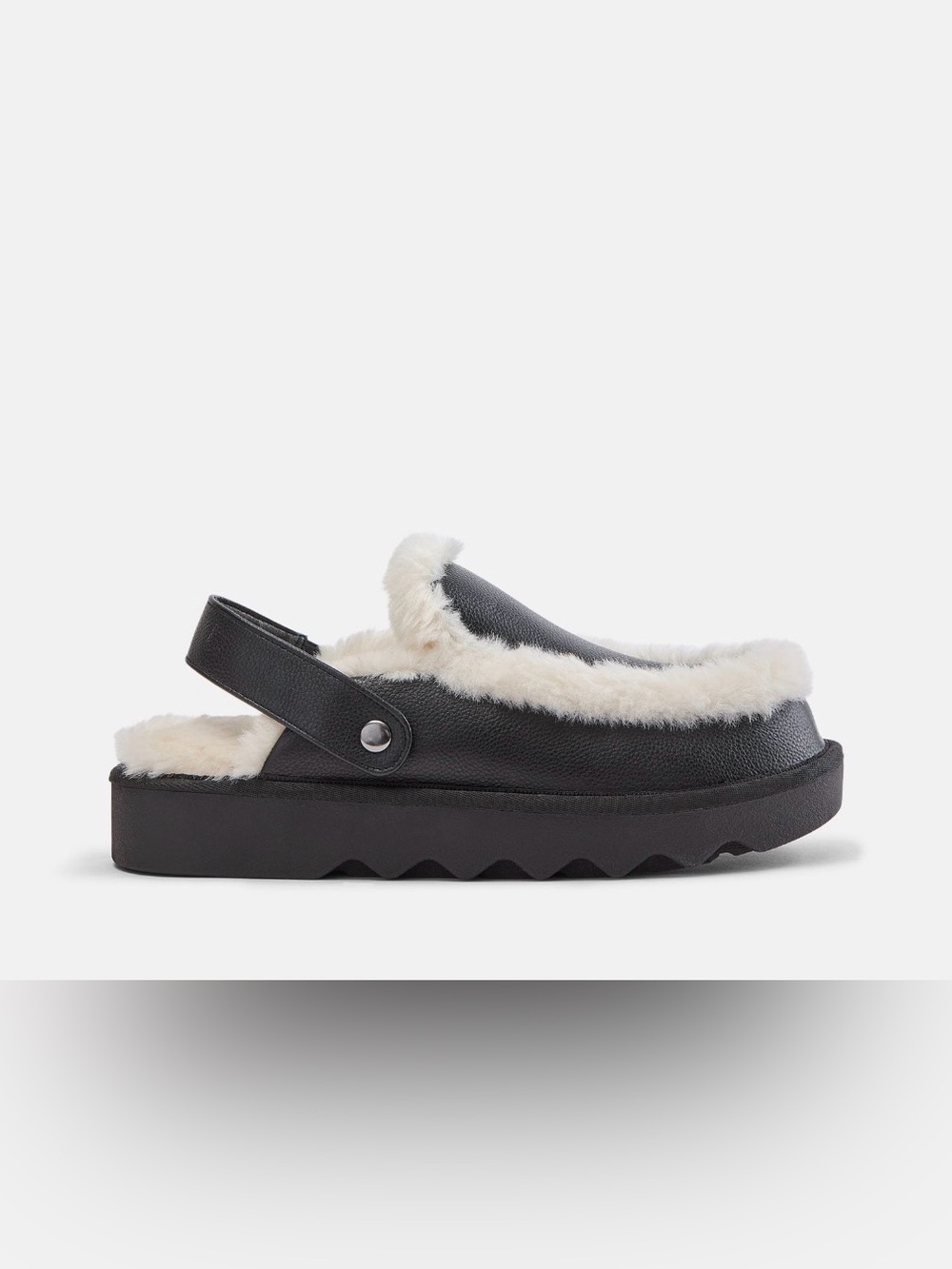 Joyspun Womenโs Convertible Clog Slippers w/ Faux Fur Lining
